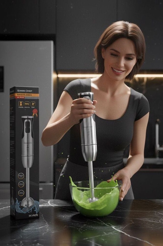 ✨ گوشتکوب برقی سیلور کرست مدل SC-8010 💪 توان 500W – خرد کردن، میکس و آمادهسازی بدون زحمت! 🥇 بدنه تمام استیل – مقاوم و بادوام برای سالها استفاده! ⚡ دو سطح سرعت – کنترل کامل روی هر نوع مواد غذایی! 🔪 تیغههای استیل ضد زنگ – عملکرد دقیق و طول عمر بالا! قیمت